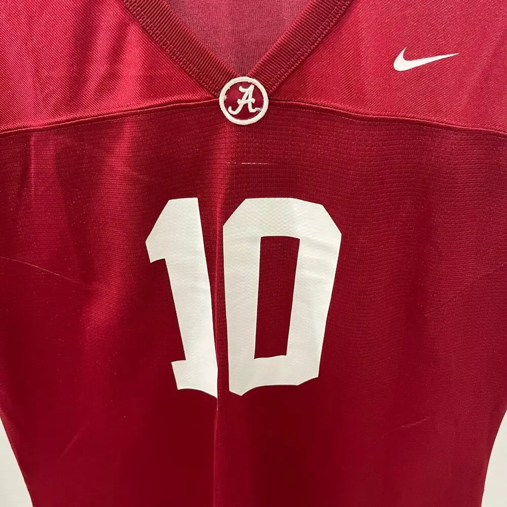 Nike Alabama Crimson Tide #10 Football Jersey - Women's Size Large